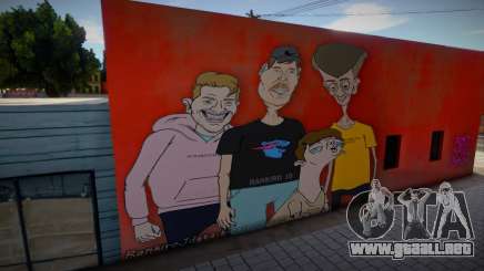 Mural of Me and the Papus para GTA San Andreas