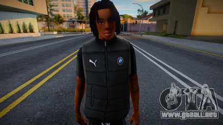 Chico con ropa de moda 1 para GTA San Andreas