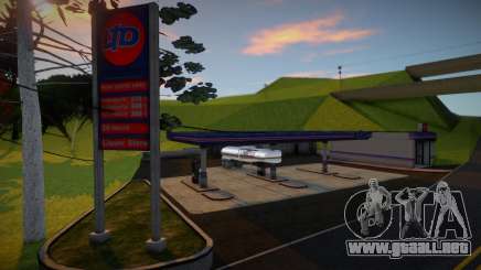 New Gas Station In Angel Pine para GTA San Andreas