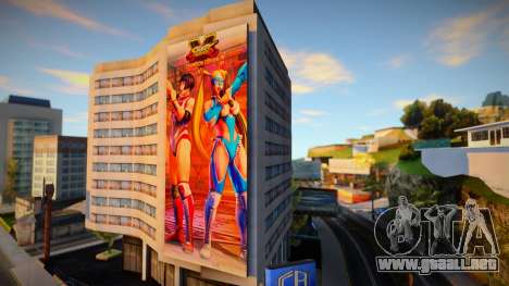 Street Fighter - R-MIKA Mural para GTA San Andreas