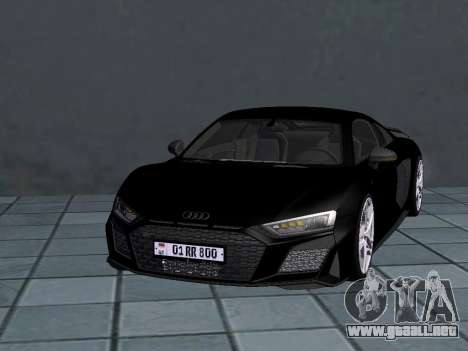 Audi R8 AM Plates para GTA San Andreas