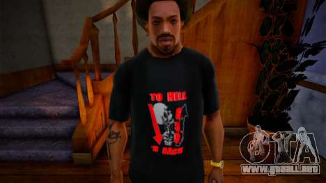 G59 To Hell N Back T-Shirt para GTA San Andreas