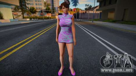 Mai Shiranui Qipao Dress para GTA San Andreas