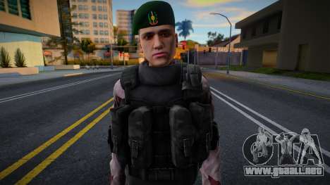 Peruvian Soldier para GTA San Andreas