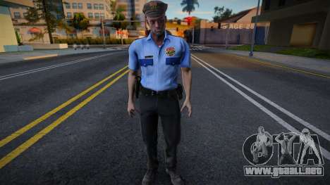 RPD Officers Skin - Resident Evil Remake v13 para GTA San Andreas