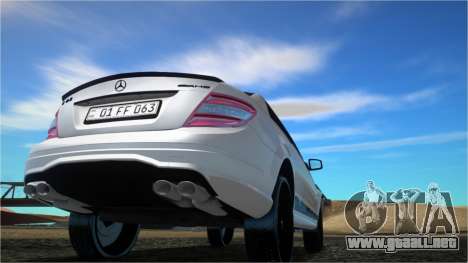 Mercedes-Benz C63s (01FF063) para GTA San Andreas