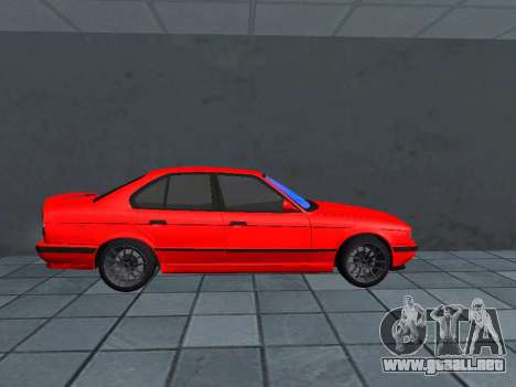 BMW E34 M5 AM Plates para GTA San Andreas