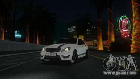 Mercedes-Benz C63s (01FF063) para GTA San Andreas