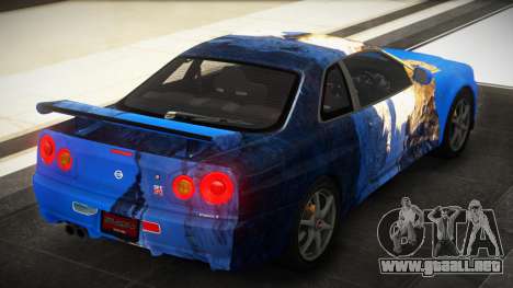 Nissan Skyline R34 QS S10 para GTA 4