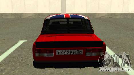 VAZ 2107 Inglaterra BC para GTA San Andreas