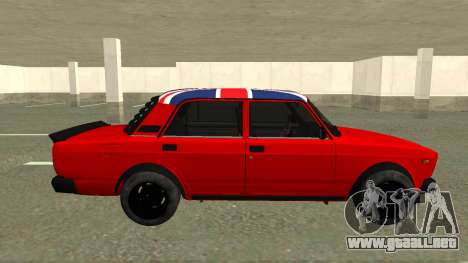 VAZ 2107 Inglaterra BC para GTA San Andreas