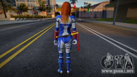 Dead Or Alive 5 - Kasumi (Costume 3) v7 para GTA San Andreas