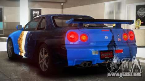 Nissan Skyline R34 QS S10 para GTA 4