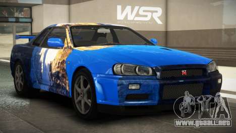 Nissan Skyline R34 QS S10 para GTA 4