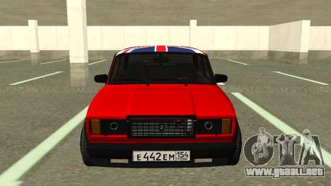 VAZ 2107 Inglaterra BC para GTA San Andreas