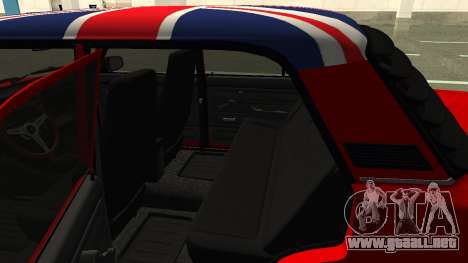 VAZ 2107 Inglaterra BC para GTA San Andreas