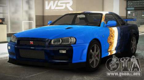 Nissan Skyline R34 QS S10 para GTA 4