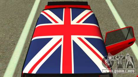 VAZ 2107 Inglaterra BC para GTA San Andreas