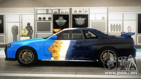 Nissan Skyline R34 QS S10 para GTA 4