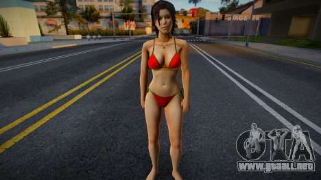 Lara Croft en bañador para GTA San Andreas