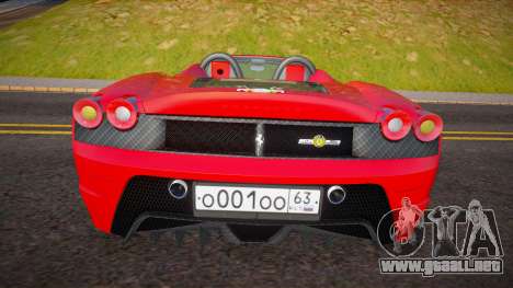 Ferrari F430 Scuderia Spider (Bunny) para GTA San Andreas