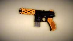 GTA V Vom Feuer Machine Pistol (Orange) para GTA Vice City