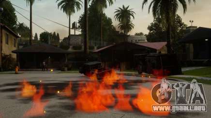 Los efectos correctos del humo para GTA San Andreas Definitive Edition