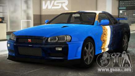 Nissan Skyline R34 QS S10 para GTA 4