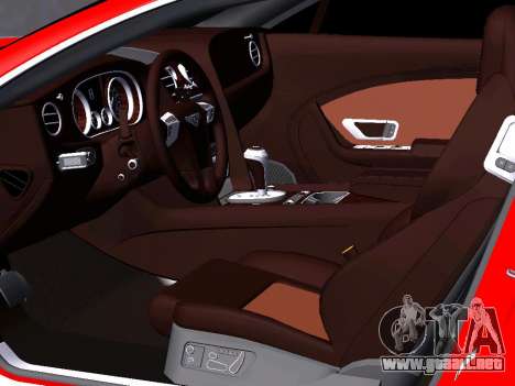 Bentley Continental GT Tinted para GTA San Andreas
