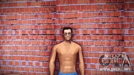 Tommy en pantalones cortos de playa para GTA Vice City