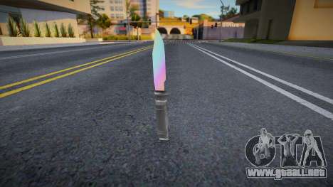 Rainbow Knife para GTA San Andreas
