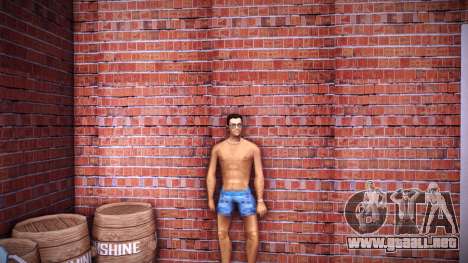 Tommy en pantalones cortos de playa para GTA Vice City