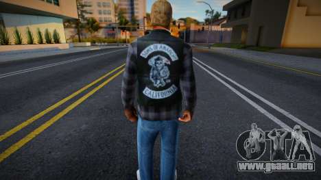 Skin Jax Teller (Sons of Anarchy) v2 para GTA San Andreas