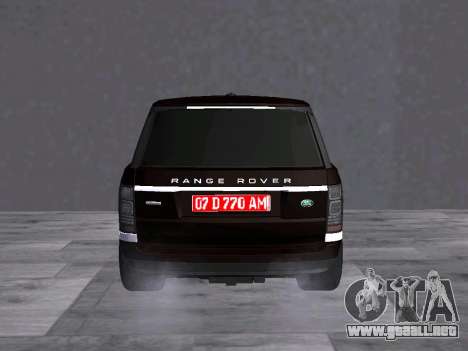Range Rover SVAutobiography para GTA San Andreas