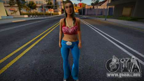 GTA San Andreas Artwork Woman Model para GTA San Andreas