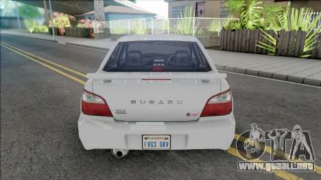 Subaru Impreza WRX STI 2001 (SA Style) para GTA San Andreas