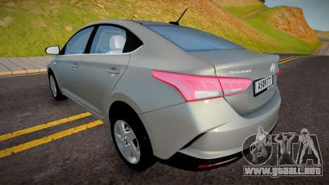 Hyundai Solaris 2022 para GTA San Andreas