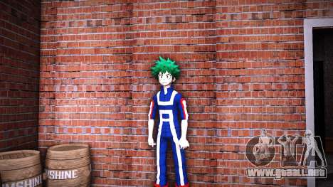 Izuku Midoriya (Gym Outfit) MHA Battle for All para GTA Vice City