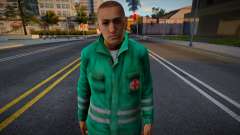 Trabajador de ambulancia v4 para GTA San Andreas