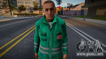 Trabajador de ambulancia v4 para GTA San Andreas