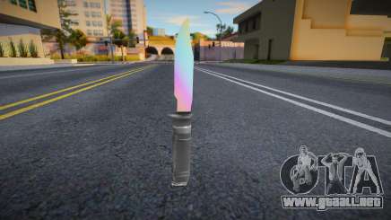 Rainbow Knife para GTA San Andreas