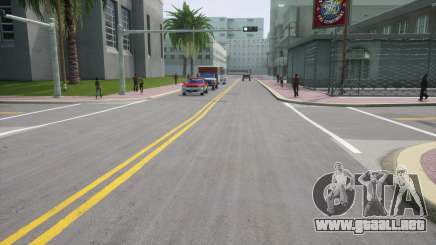 Nuevas texturas de la carretera para GTA Vice City Definitive Edition