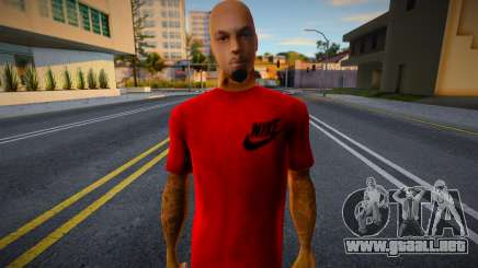 El chico de la camiseta de Nike para GTA San Andreas