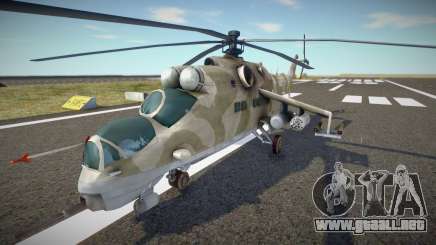 Mi-35 Hind (with Desert camouflage) para GTA San Andreas