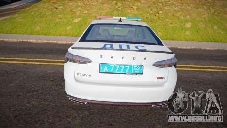 Skoda Octavia RS 2020 DPS para GTA San Andreas