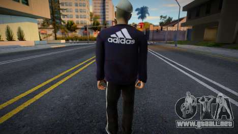 Gopnik en ropa Adidas para GTA San Andreas