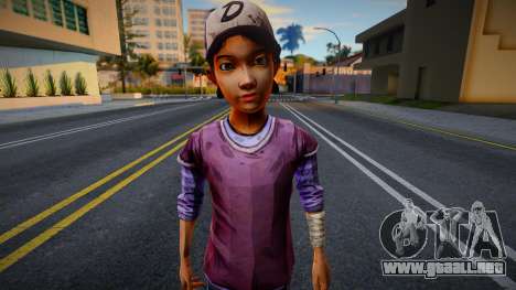 Clementina de Walking Dead para GTA San Andreas