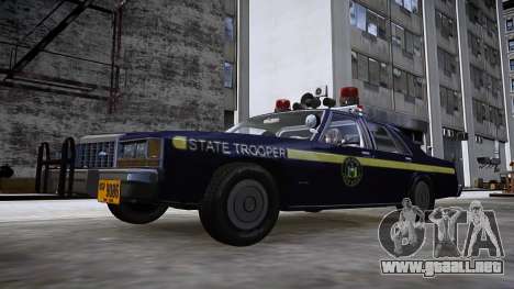 Ford LTD Crown Victoria 1987 Policía Estatal de  para GTA 4