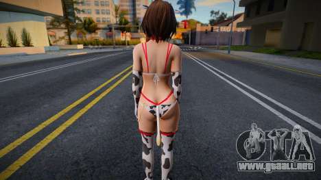 DOAXVV Tsukushi - Momo Bikini para GTA San Andreas