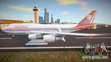 Boeing 747-300 AeroPeru para GTA San Andreas